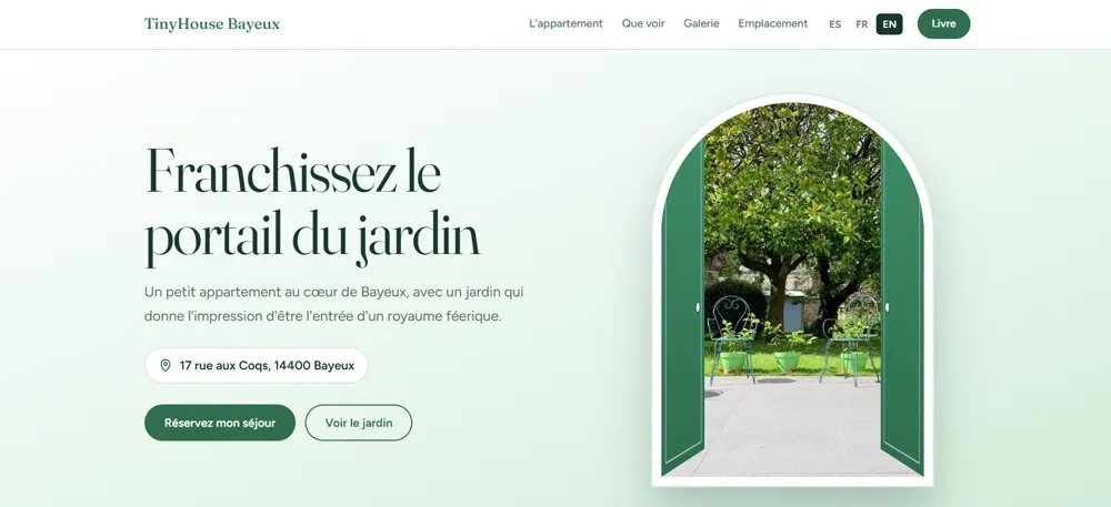 Captura de la web Tinyhouse